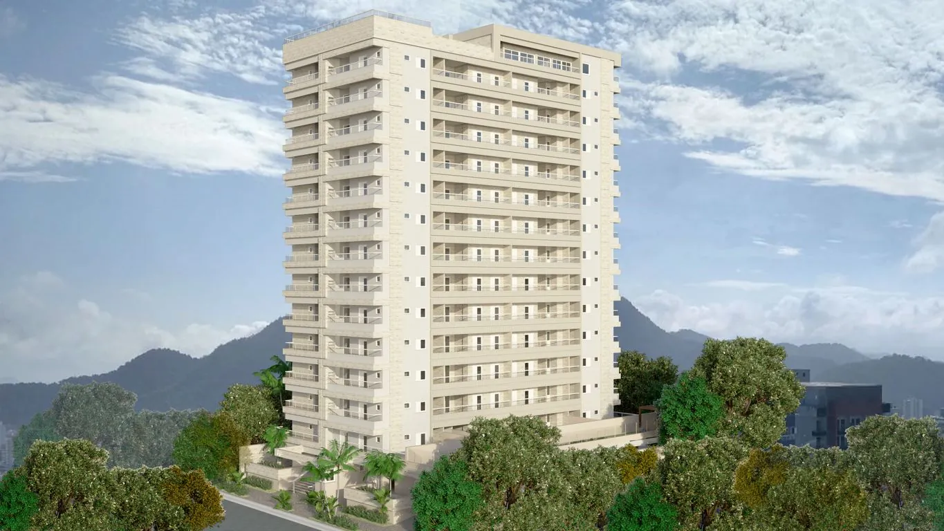 Apartamento para Venda - Guilhermina - 77.0m2 - 2 dorm(s) - Praia Grande/SP - 2410
