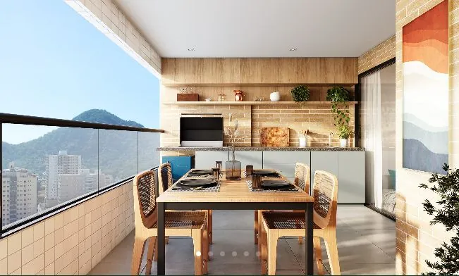 Apartamento para Venda - Boqueirão - 105.62m2 - 3 dorm(s) - Praia Grande/SP - 2376