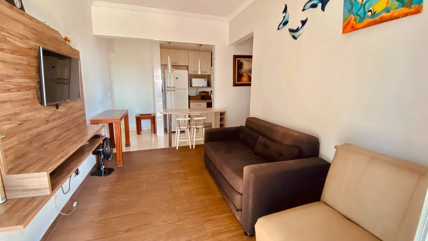 Apartamento para Venda - Maracanã - 55.0m2 - 1 dorm(s) - Praia Grande/SP - 3276