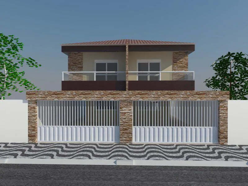 Sobrado para Venda - Guilhermina - 150m2 - 2 dorm(s) - Praia Grande/SP - 2455